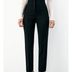 Zara High waist waist cropped pants